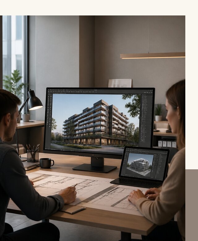 3D визуализация архитектуры и объектов строительства в Конаково