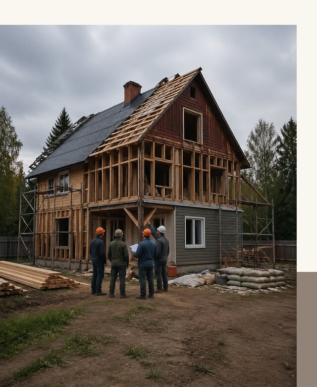 Реконструкция дачного дома в Конаково под ключ с проектом