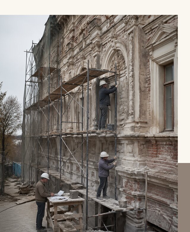 Реставрация объектов культурного наследия под ключ в Конаково