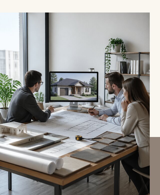 Проекты домов 8 на 10 с гаражом под ключ для семьи в Конаково
